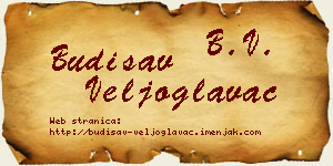 Budisav Veljoglavac vizit kartica